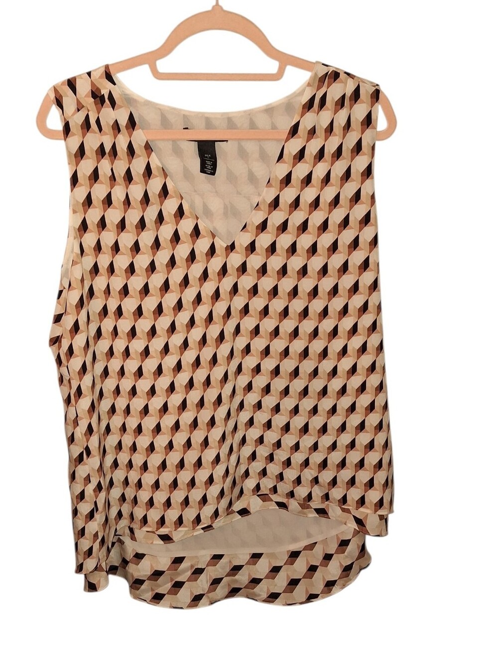 White House Black Market Silk Tunic